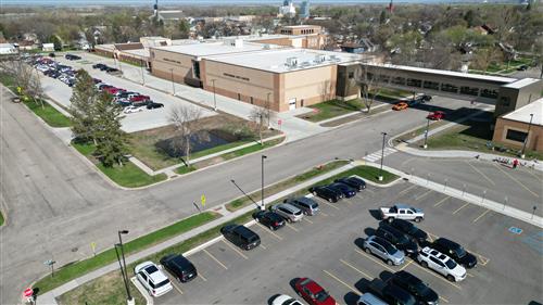 Aerial View New Addition